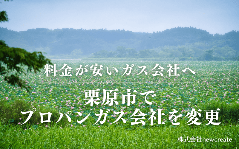 栗原市でプロパンガス会社を変更する