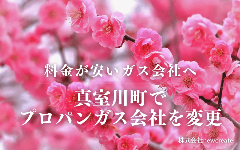 真室川町でプロパンガス会社を変更する