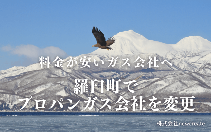 羅臼町でプロパンガス会社を変更する