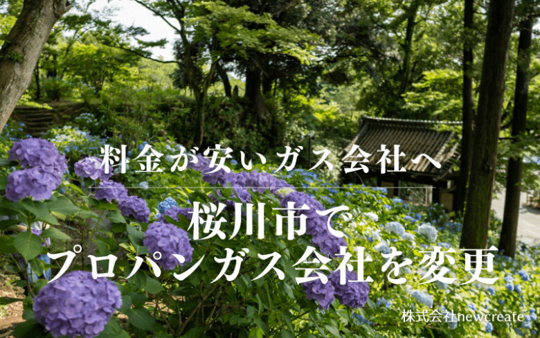 桜川市でプロパンガス会社を変更する