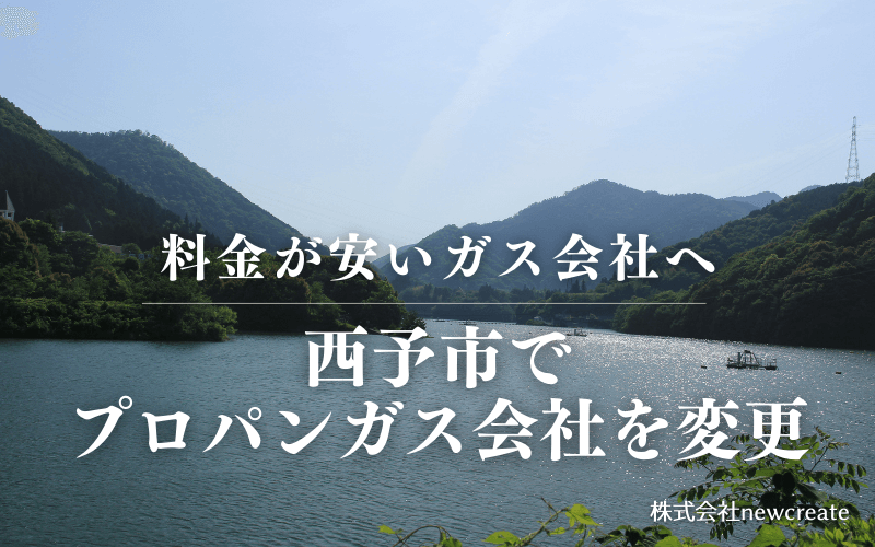 西予市でプロパンガス会社を変更する