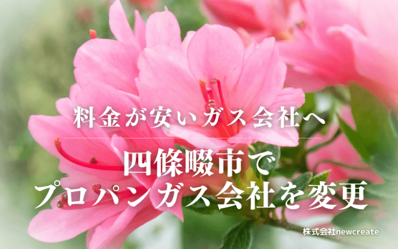 四條畷市でプロパンガス会社を変更する