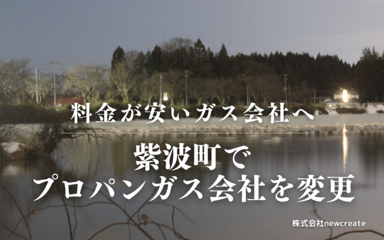 紫波町でプロパンガス会社を変更する