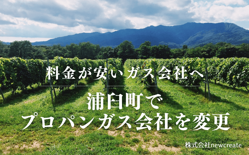 浦臼町でプロパンガス会社を変更する