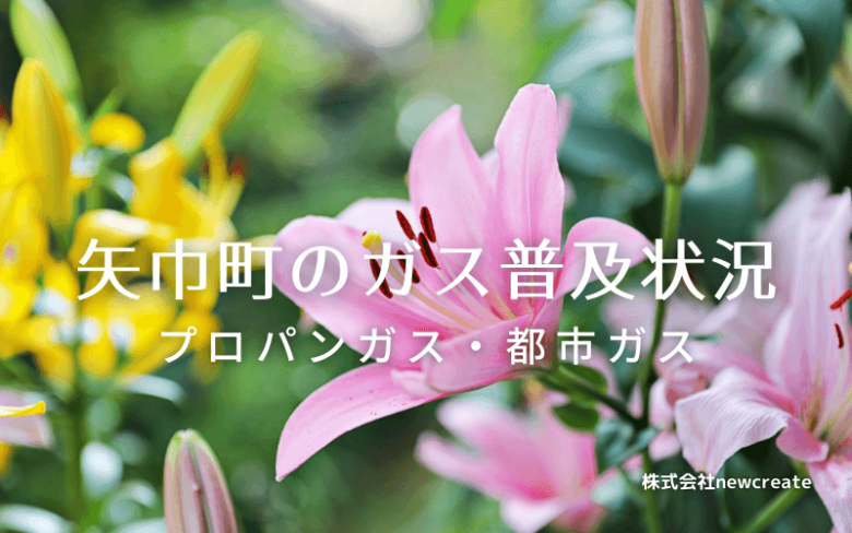 矢巾町のプロパンガスと都市ガス普及状況