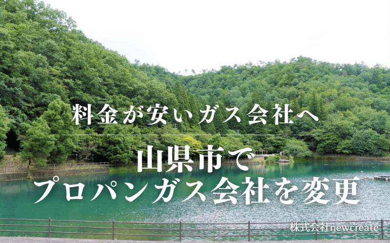 山県市でプロパンガス会社を変更する