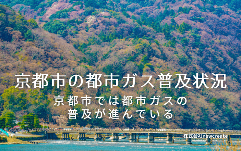 京都市の都市ガス普及状況