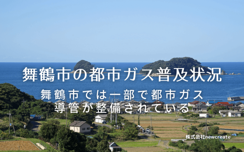 舞鶴市の都市ガス普及状況