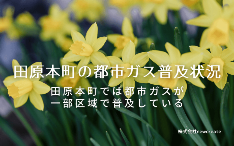 田原本町の都市ガス普及状況