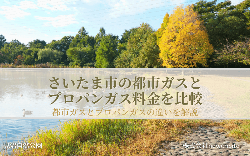 さいたま市の都市ガスとプロパンガス料金を比較