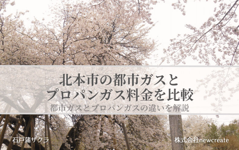 北本市の都市ガスとプロパンガス料金を比較