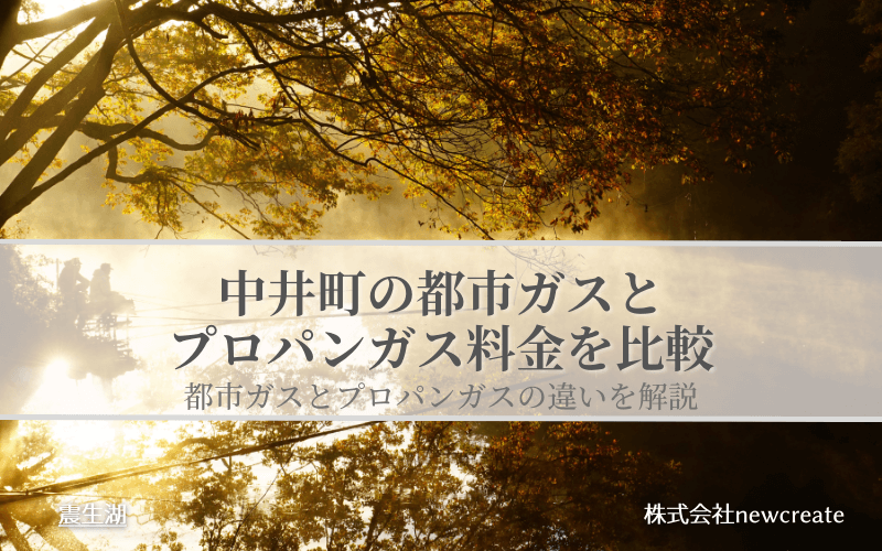 【神奈川県中井町】都市ガスとプロパンガスどちらが安いのか？両者の料金を比較