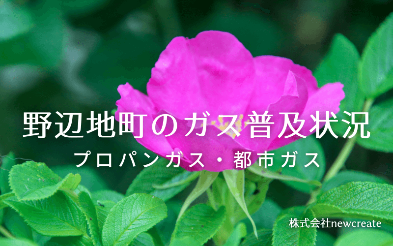 野辺地町のプロパンガスと都市ガス普及状況