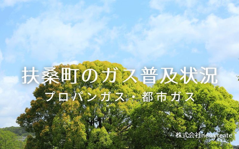 扶桑町のプロパンガスと都市ガス普及状況