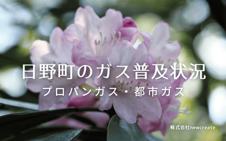 日野町のプロパンガスと都市ガス普及状況