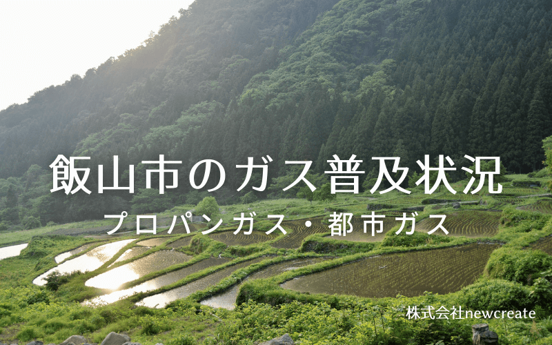 飯山市のプロパンガスと都市ガス普及状況