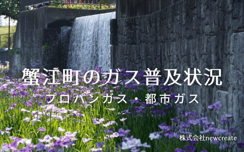 蟹江町のプロパンガスと都市ガス普及状況