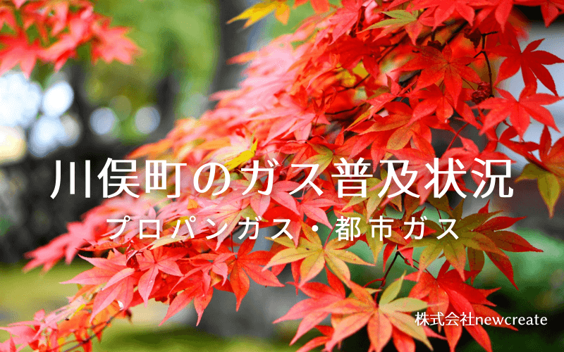川俣町のプロパンガスと都市ガス普及状況