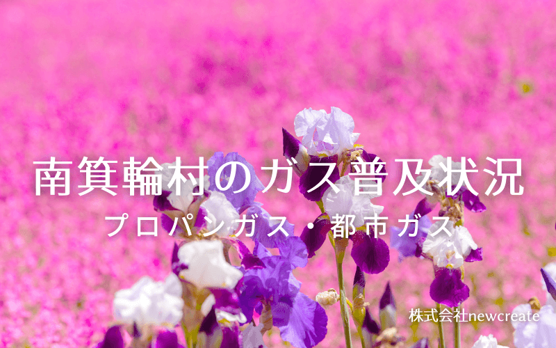 南箕輪村のプロパンガスと都市ガス普及状況