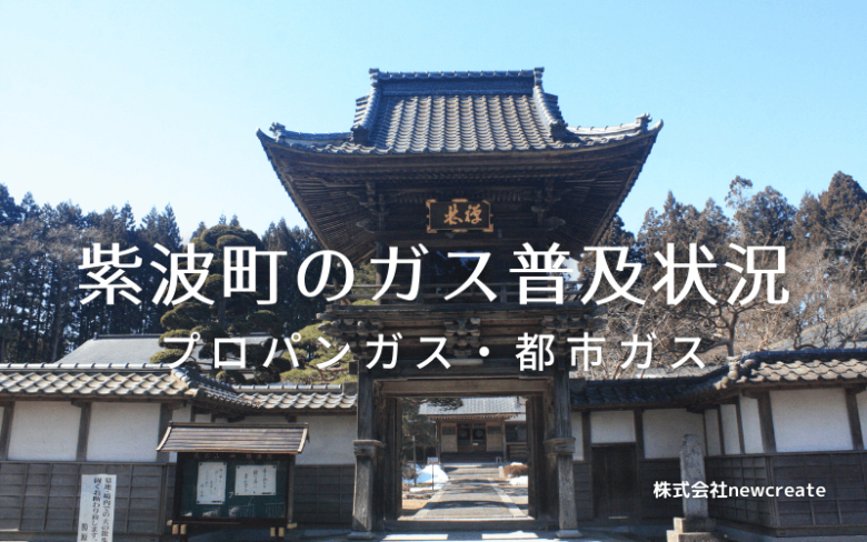 紫波町のプロパンガスと都市ガス普及状況