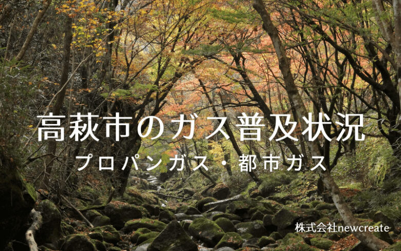 高萩市のプロパンガスと都市ガス普及状況