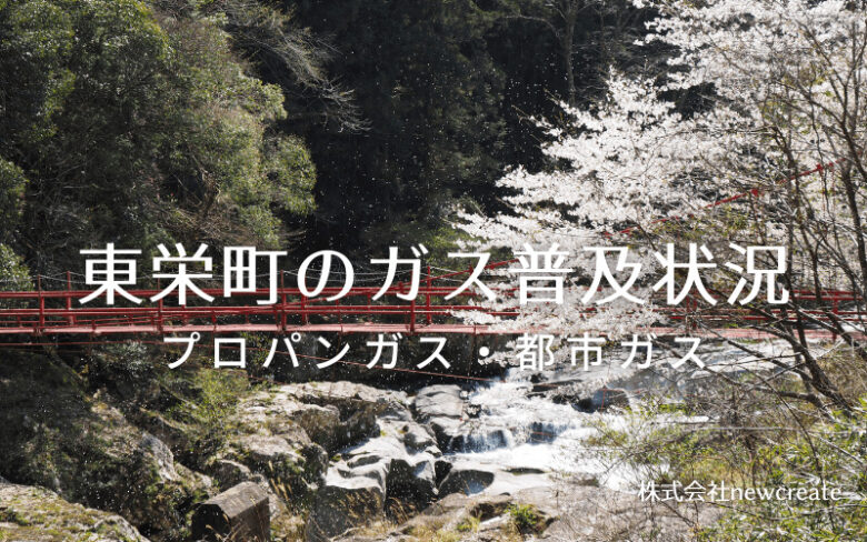 東栄町のプロパンガスと都市ガス普及状況