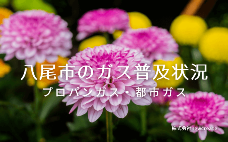 八尾市のプロパンガスと都市ガス普及状況