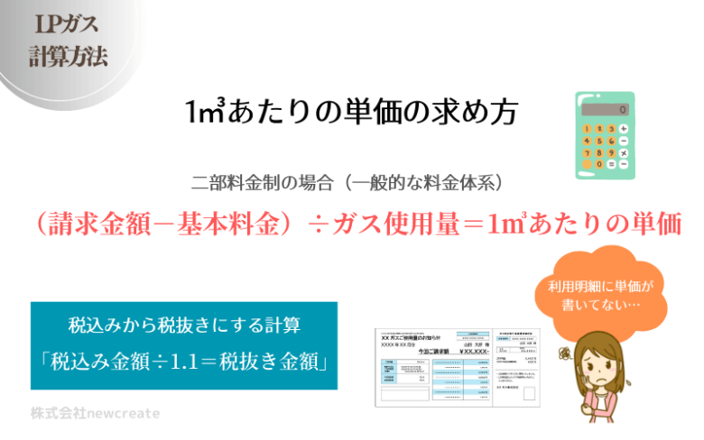 従量単価の計算方法