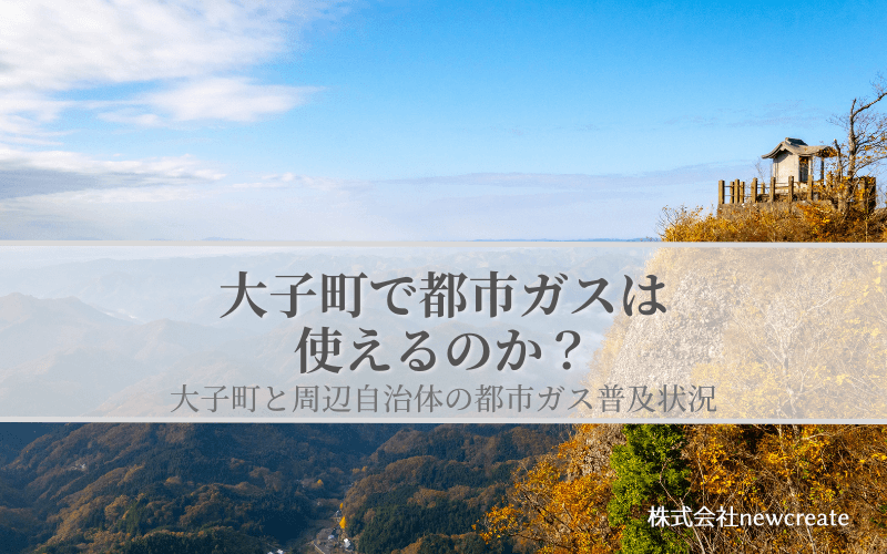 大子町の都市ガス普及状況