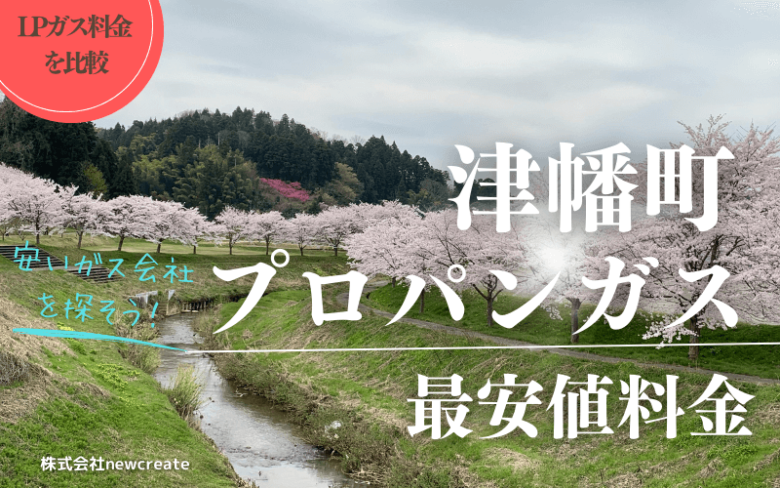 【安いガス会社】津幡町のプロパンガス平均と最安値料金