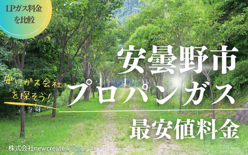 安曇野市のプロパンガス平均価格と最安値料金