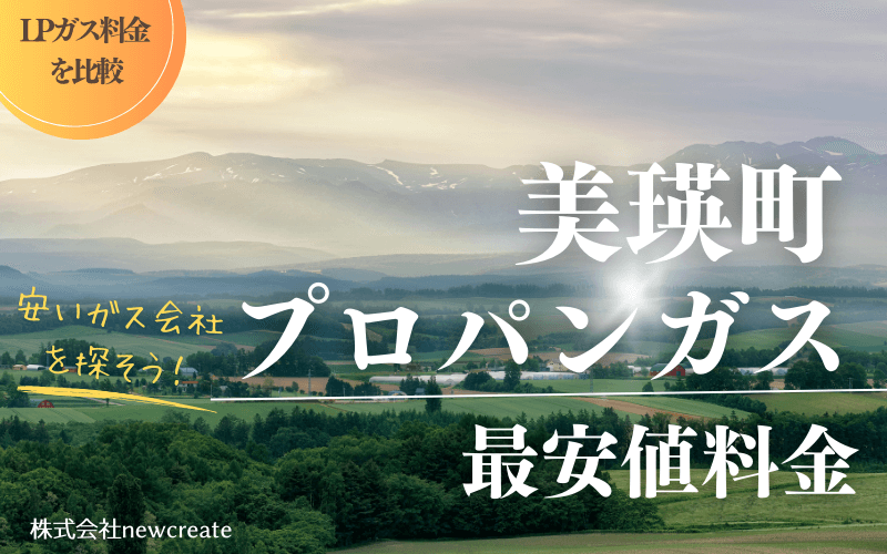 美瑛町のプロパンガス平均価格と最安値料金