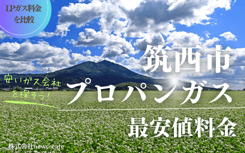 筑西市のプロパンガス平均価格と最安値料金