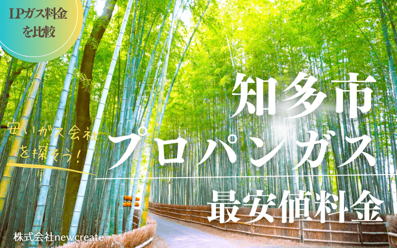 知多市のプロパンガス平均価格と最安値料金