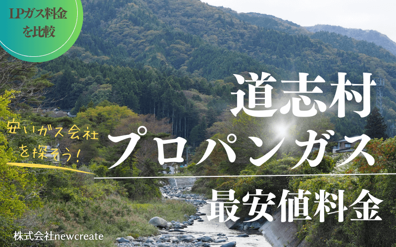 道志村のプロパンガス料金