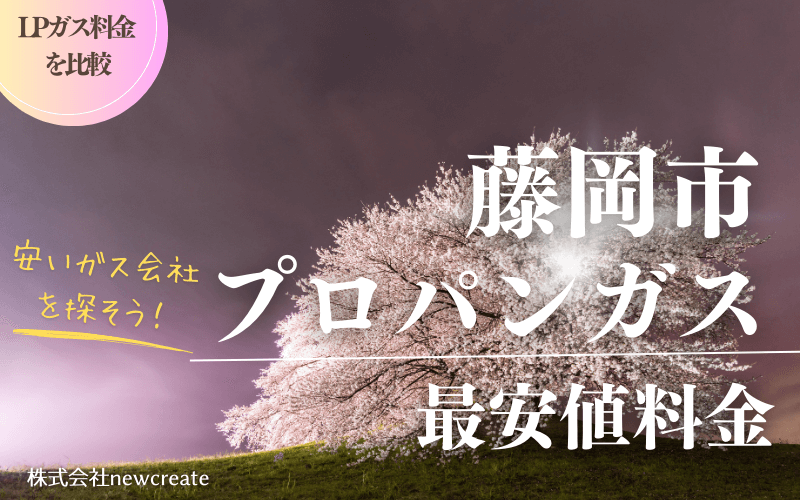 藤岡市のプロパンガス平均価格と最安値料金