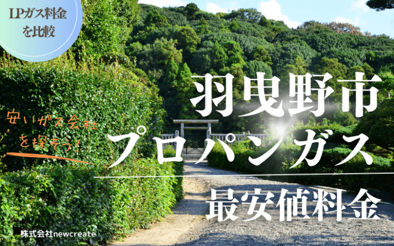 羽曳野市のプロパンガス平均価格と最安値料金