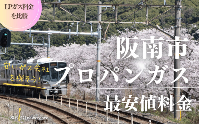 阪南市のプロパンガス平均価格と最安値料金