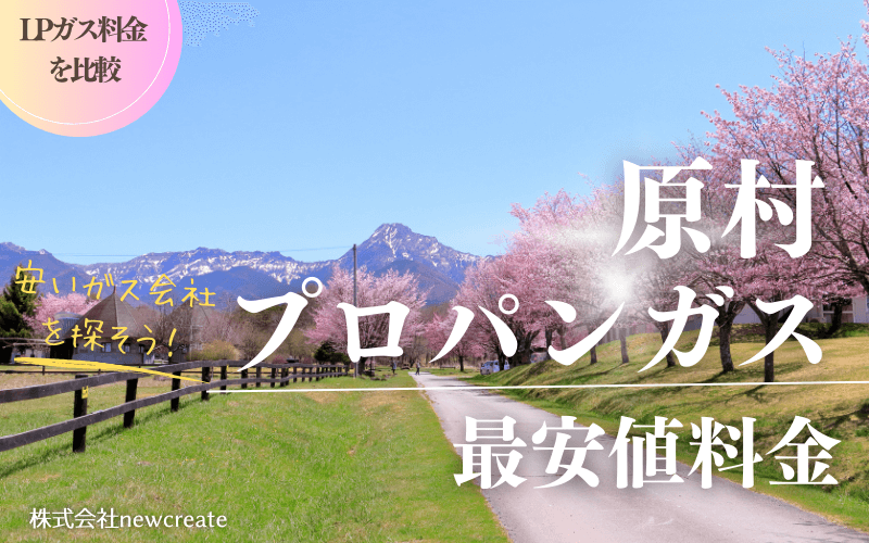 長野県原村のプロパンガス平均価格と最安値料金