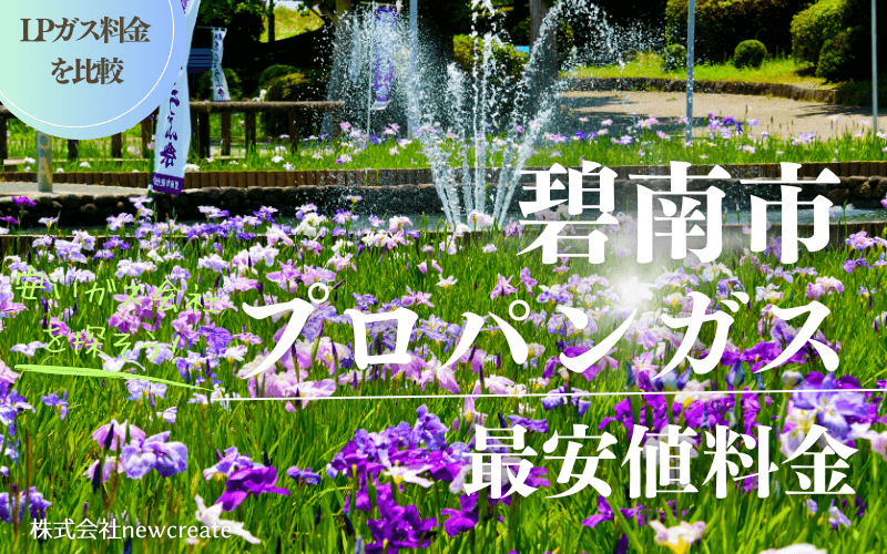 碧南市のプロパンガス平均価格と最安値料金