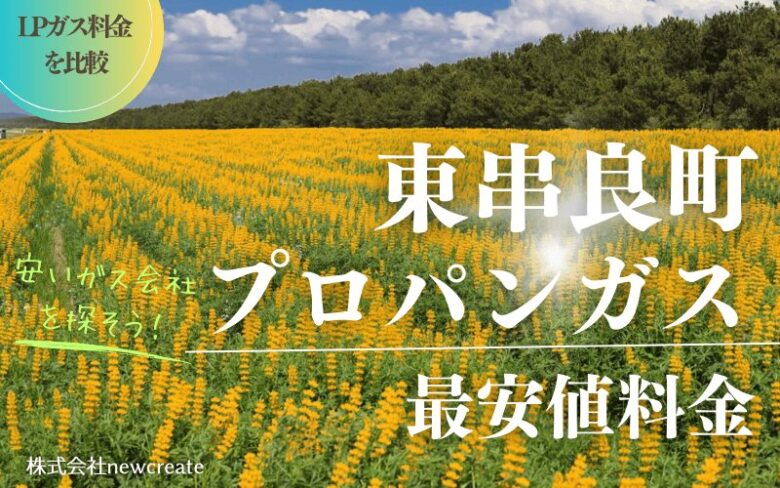 東串良町のプロパンガス平均価格と最安値料金