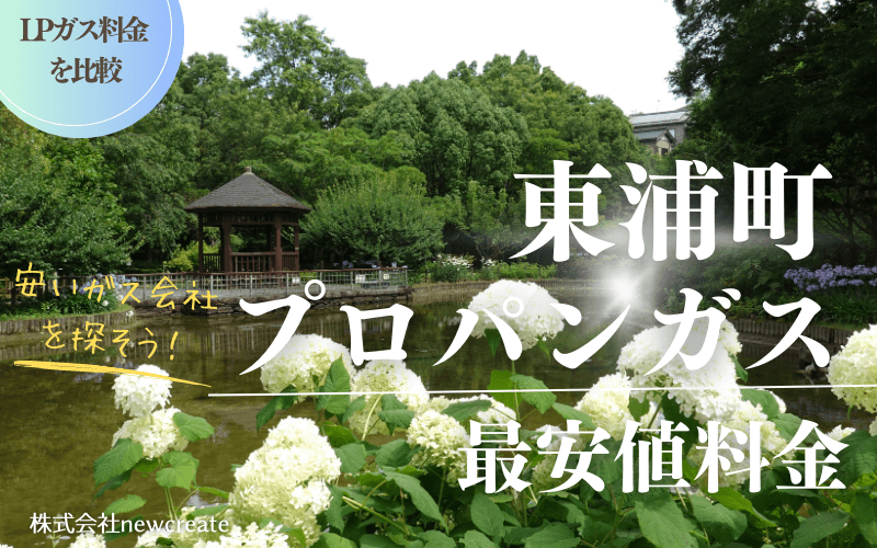 愛知県東浦町のプロパンガス平均価格と最安値料金