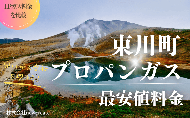 北海道東川町のプロパンガス平均価格と最安値料金