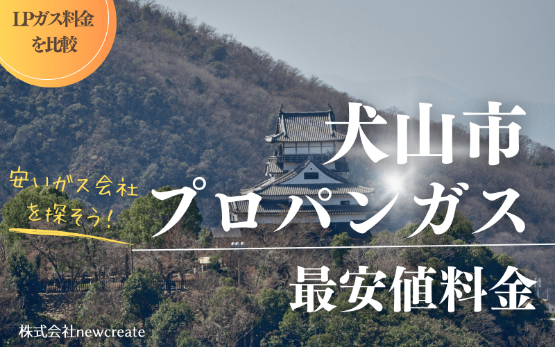 犬山市のプロパンガス料金