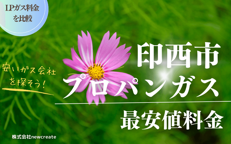 印西市のプロパンガス料金