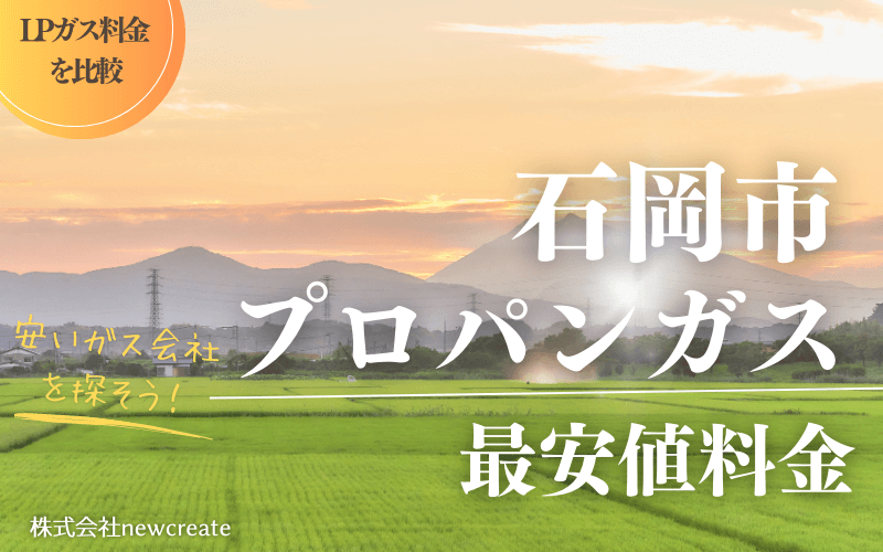 石岡市のプロパンガス平均価格と最安値料金