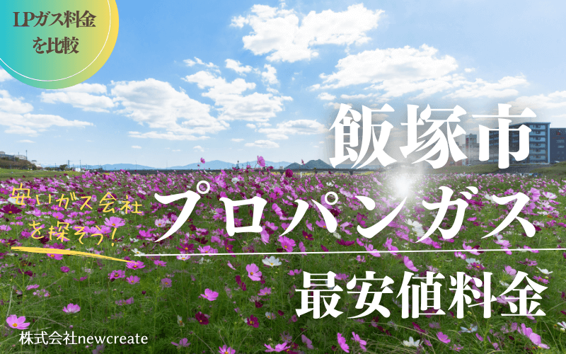 飯塚市のプロパンガス平均価格と最安値料金