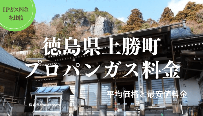 徳島県勝浦郡上勝町のプロパンガス平均価格と最安値料金