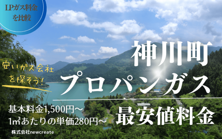 神川町のプロパンガス平均価格と最安値料金