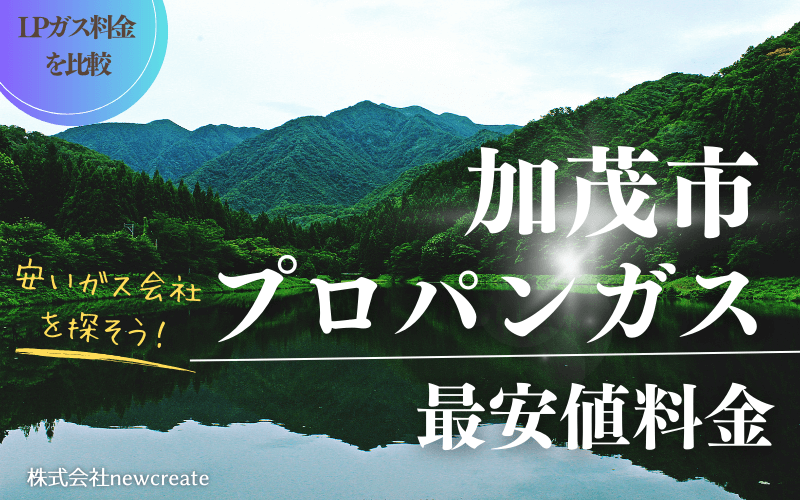 加茂市のプロパンガス料金